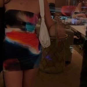 White fox boutique colorful dress. Worn once